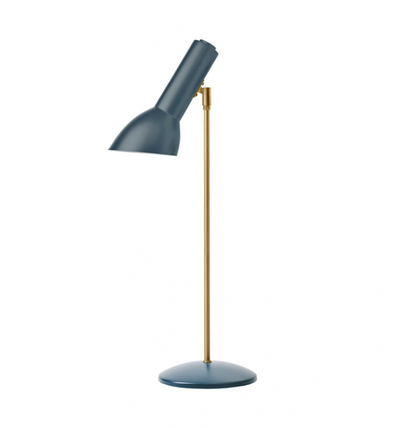 Bordslampa  - Oblique Bordslampa, Blå/mässing