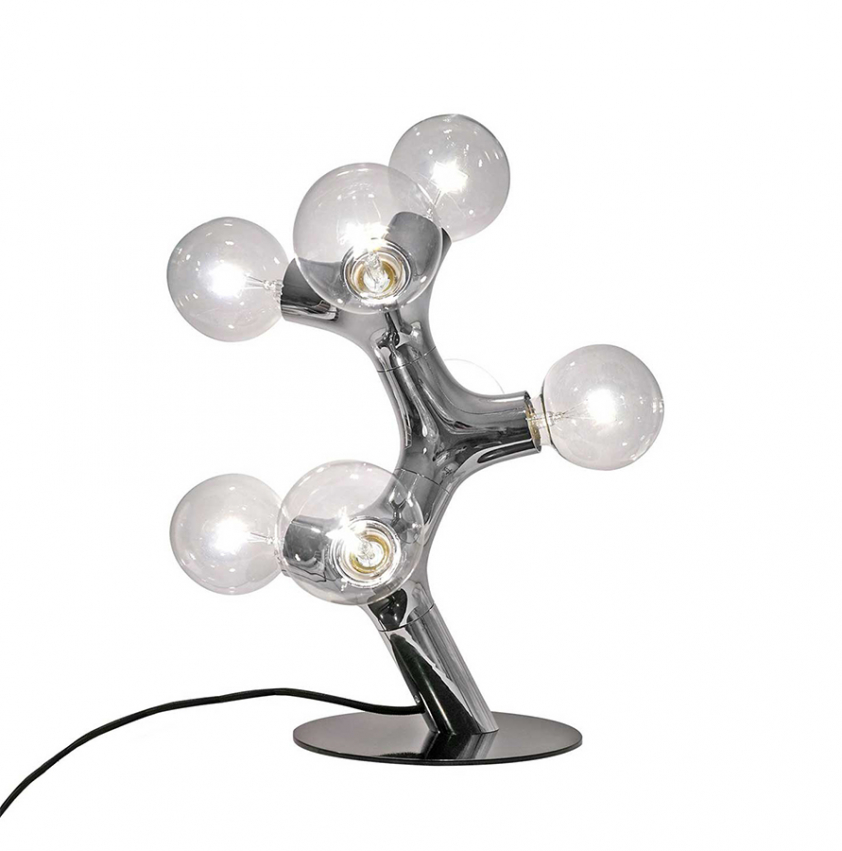 Bordslampa DNA krom