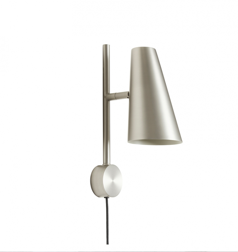 Cono vägglampa satin