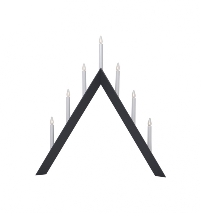 Ljusstake Arrow gr i trendig trekants form frn knda varumrket Star Trading