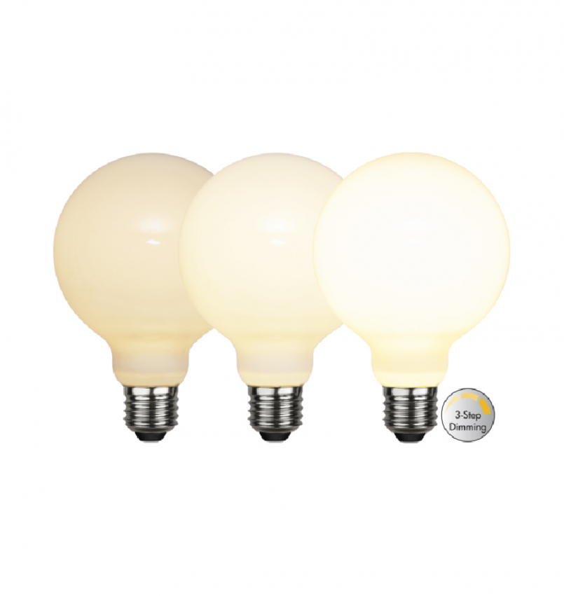 LED-Lampa E27 G95 Opaque 3-step i gruppen Ljuskllor / E27  hos Calixter AB (375-86)