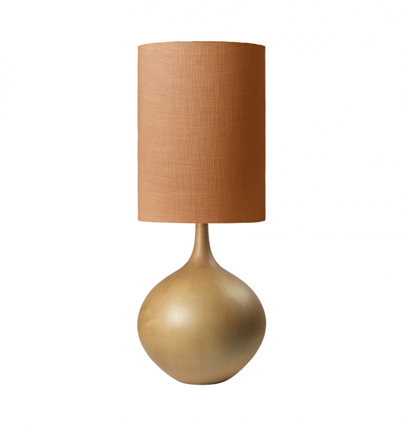 Lampskärm  - Bella bordslampa sand inkl. beige/röd lampskärm