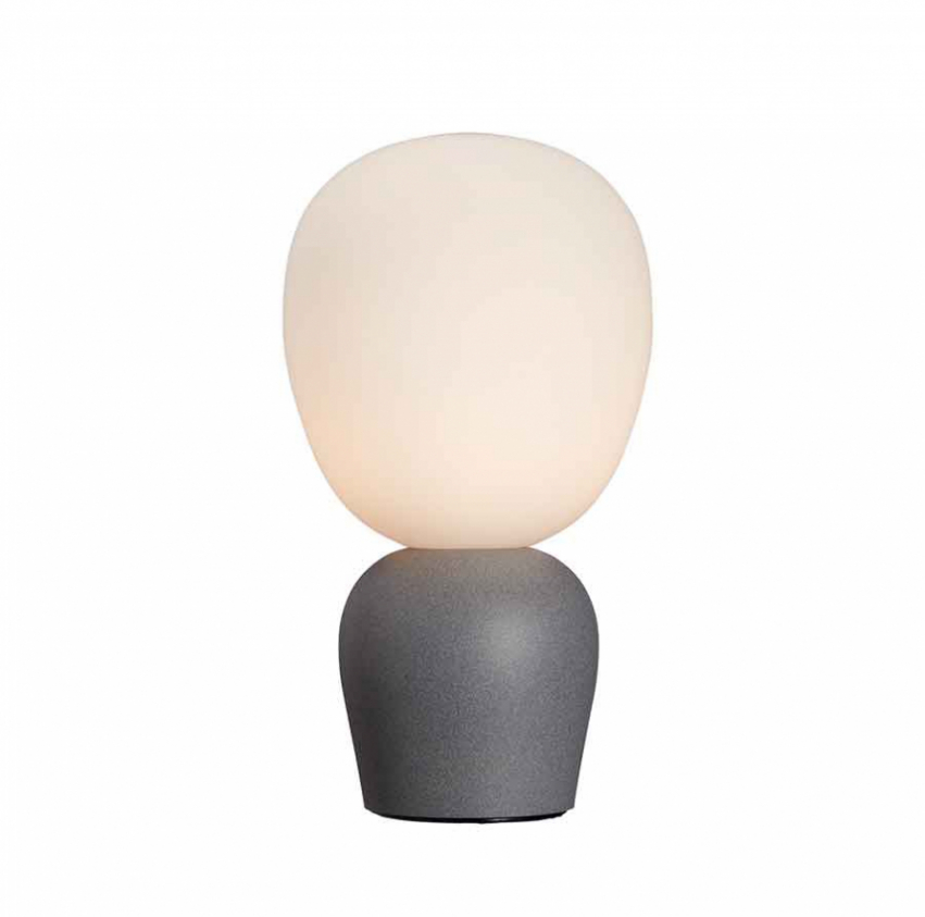 Bordslampa  - Bordslampa Buddy Betongstruktur/Opal