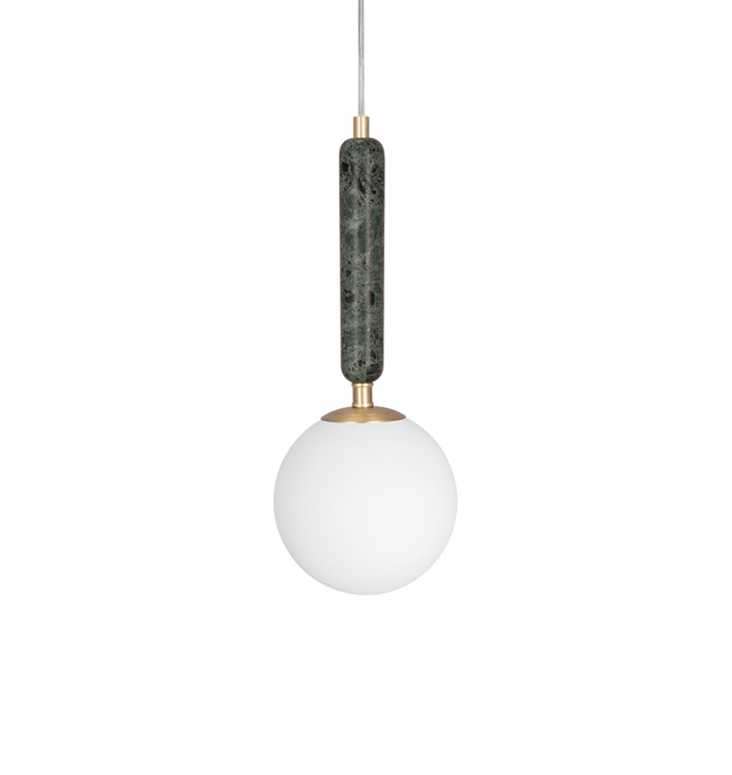 Populra taklampa Torrano grn marmor frn designermrket Globen Lighting
