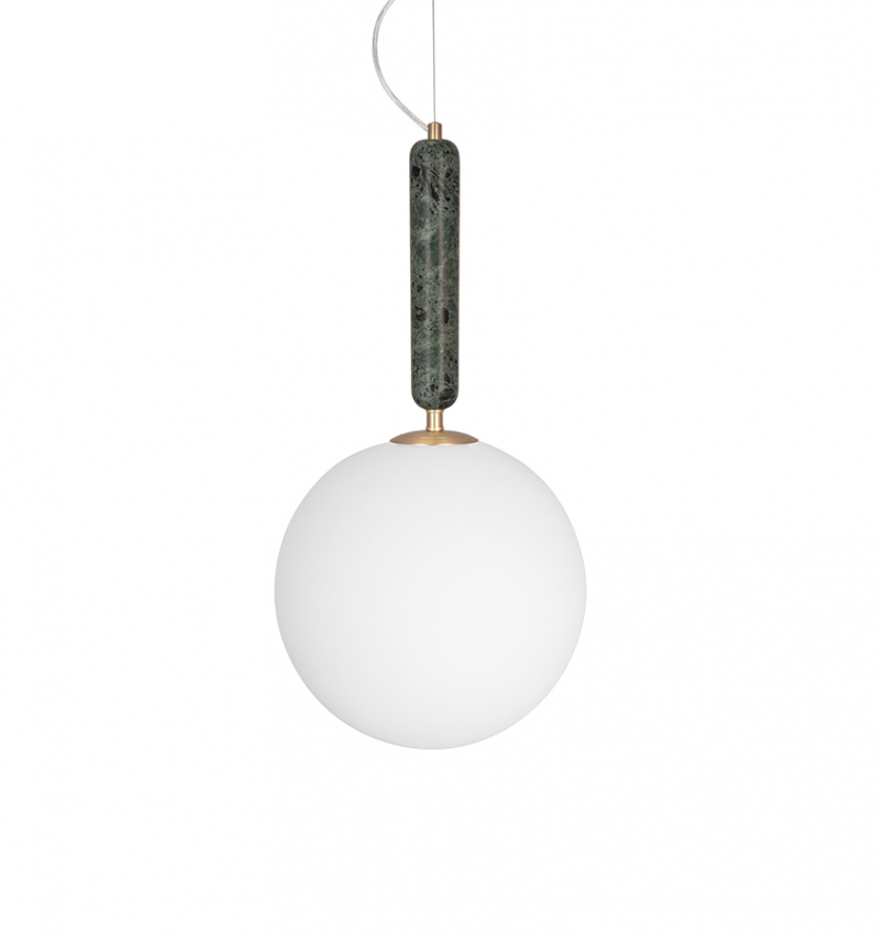 Taklampa Torrano grn marmor 30cm frn designermrket Globen Lighting