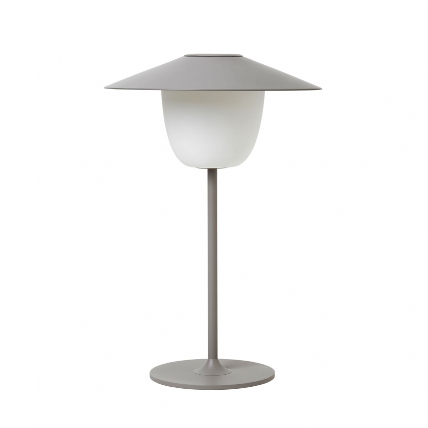 Ani Lampa, Satelit från varumärket Blomus, beige taklampa och bordslampa 