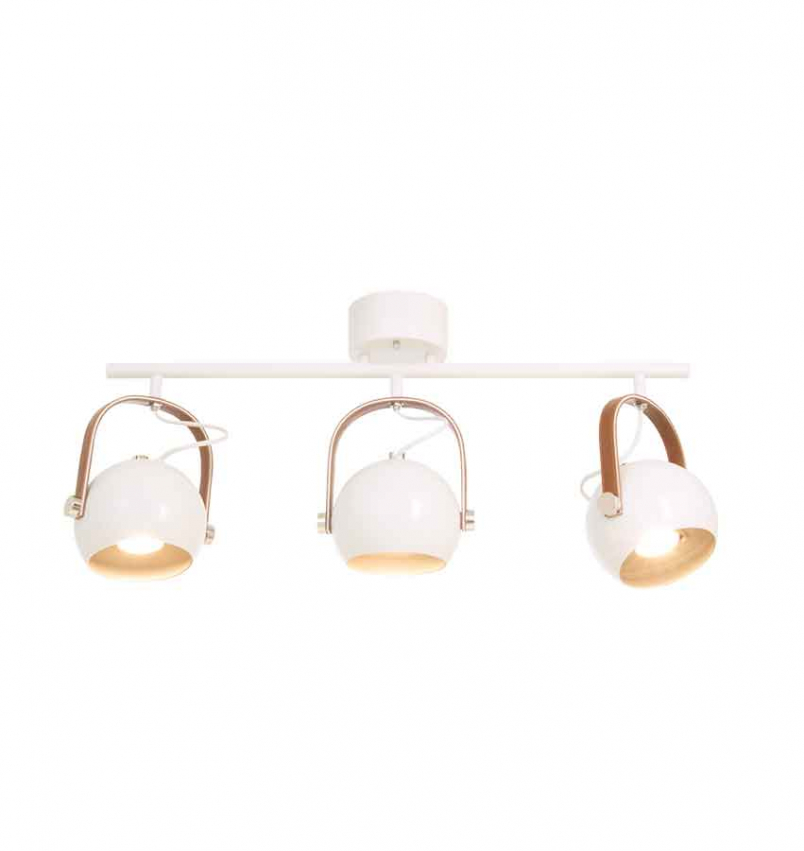Bow takspot 3 ljuskllor vit frn designermrket Scan Lamps