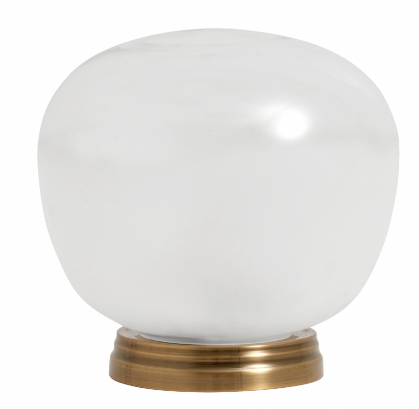 Enkla bordslampan Frost och glas från varumärket Nordal artikelnummer 7652