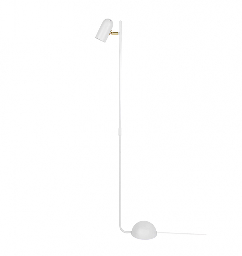 Golvlampa Swan Vit