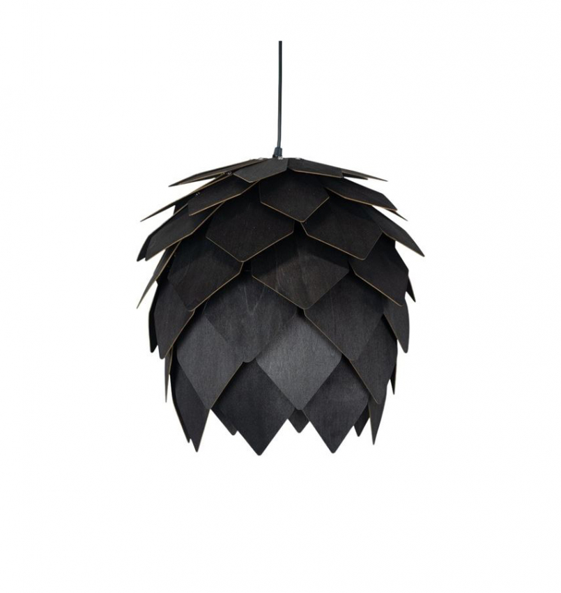 Cone taklampa trä svart liten i gruppen Belysning / Taklampor hos Calixter AB (FL010320)