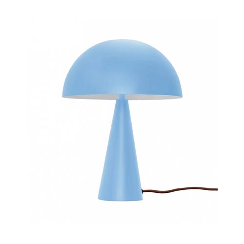 Bordslampa svamp liten blå från Hubsch
