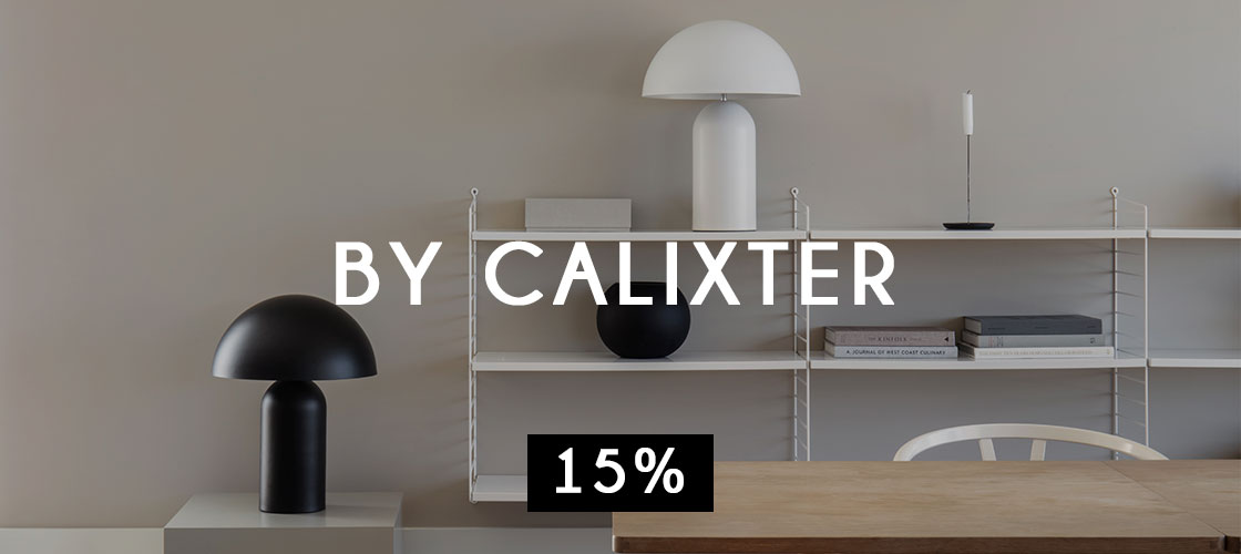 15% rabatt p alla lampor frn vrt egna varumrke By Calixter under Black Week