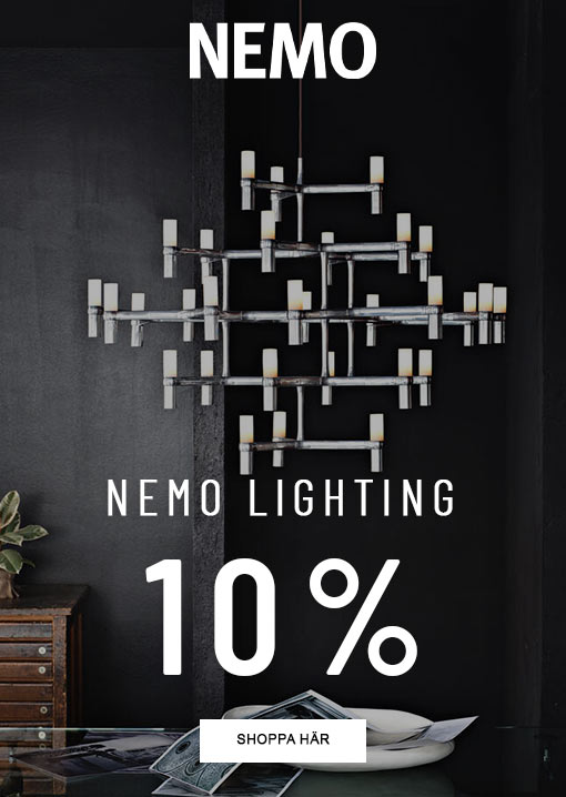 Lyxig designbelysning på rea från Nemo Lighting online hos Calixter under black week
