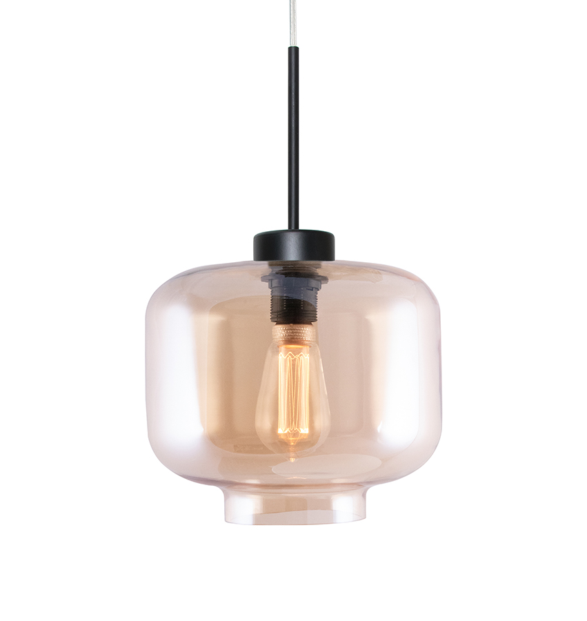 Taklampan Ritz Amber från svenska Globen Lighting