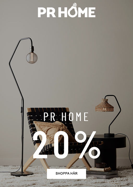 Just nu pågår Black week med 20% rabatt på alla lampor och armaturer från PR Home hos Calixter
