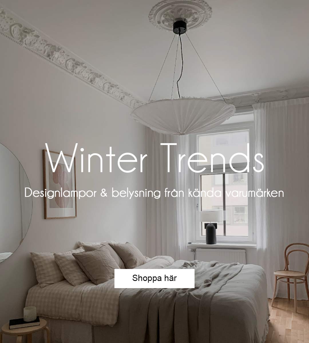 Winter trends - designlampor och belysning från kända varumärken