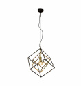 Cubes kreativa taklampa i svart/mssing frn designermrket Aneta