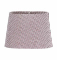 Omera sammet lampskärm i rutig mönstrad rosa 27cm från kända märket PR Home