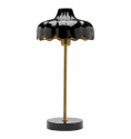 Wells romantiska och handgjorda bordslampa i svart/guld 50cm frn knda PR Home