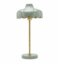 Wells handgjorda bordslampa grn/guld 50cm frn knda varumrket PR Home