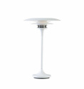 Den klassiska bordslampan Diablo 30 cm i frgen mattvit frn varumrket Belid