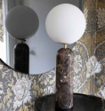 Miljbild p Torrano bordslampa frn varumrket Globen Lighting i frgen brun