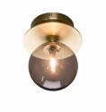 Vgglampa Art deco IP 44 i frgen rk frn varumrket Globen Lighting